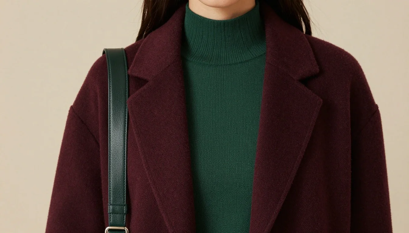 How to wear: Autumn Colors for Cool Undertones How to wear autumn colors for cool undertones — pairing #6b2737, #8b1a3a, #a0344c near the face