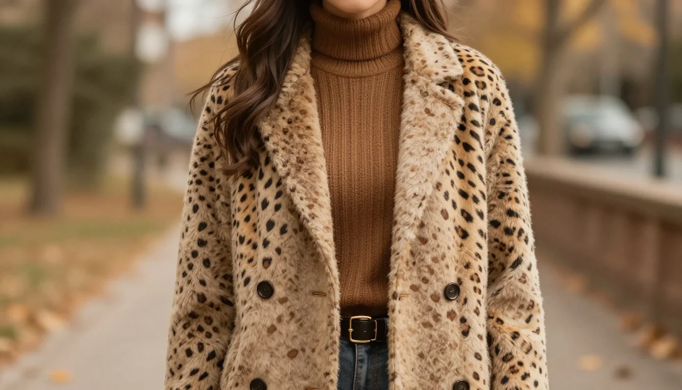 How to wear: Best Animal Print for Warm Undertones How to wear best animal print for warm undertones — pairing golden amber base, toffee spots, dark chocolate outlines near the face