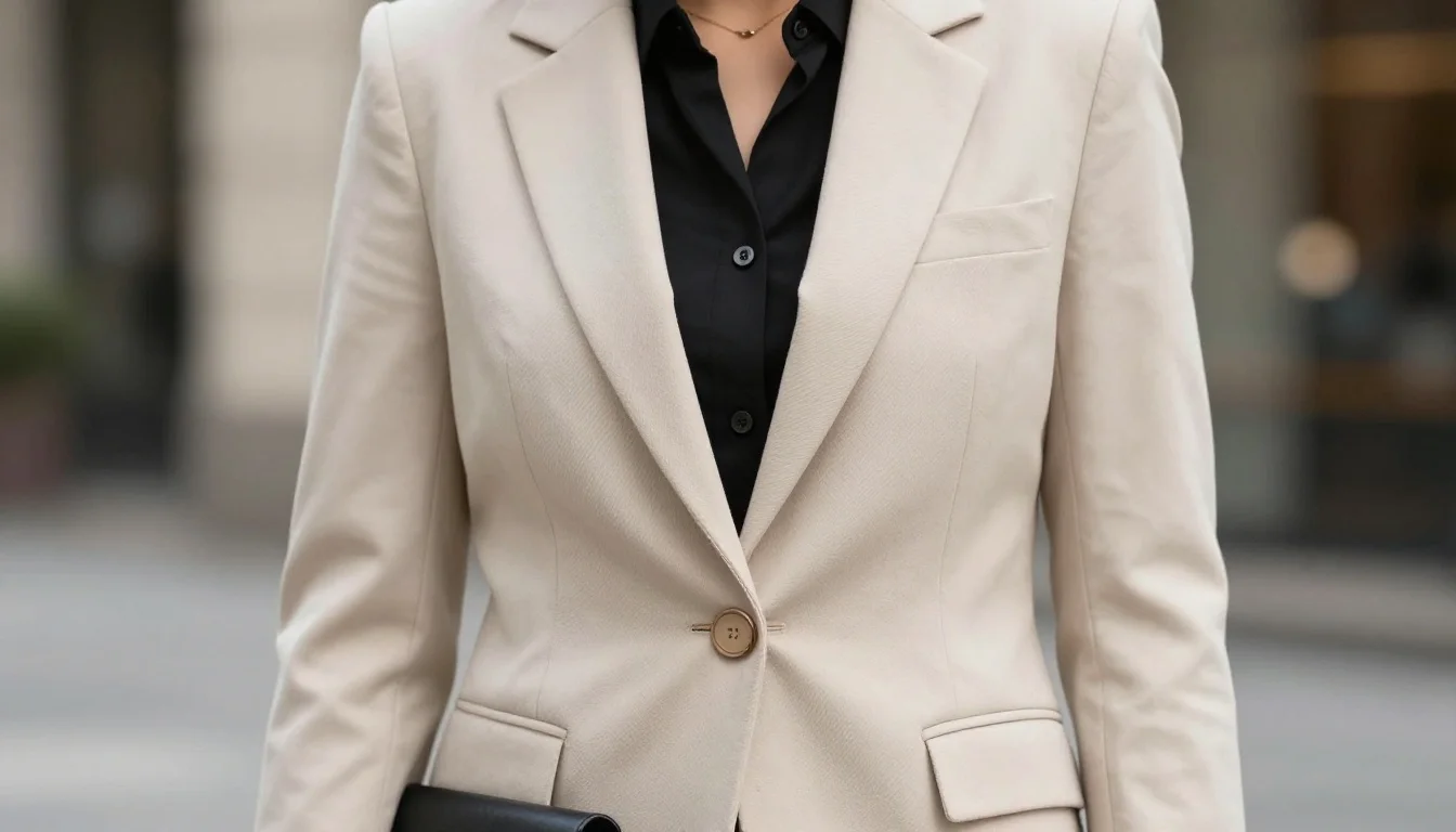 How to wear: Best Blazer Color for Olive Skin How to wear best blazer color for olive skin — pairing chocolate brown, deep terracotta, burnt sienna near the face