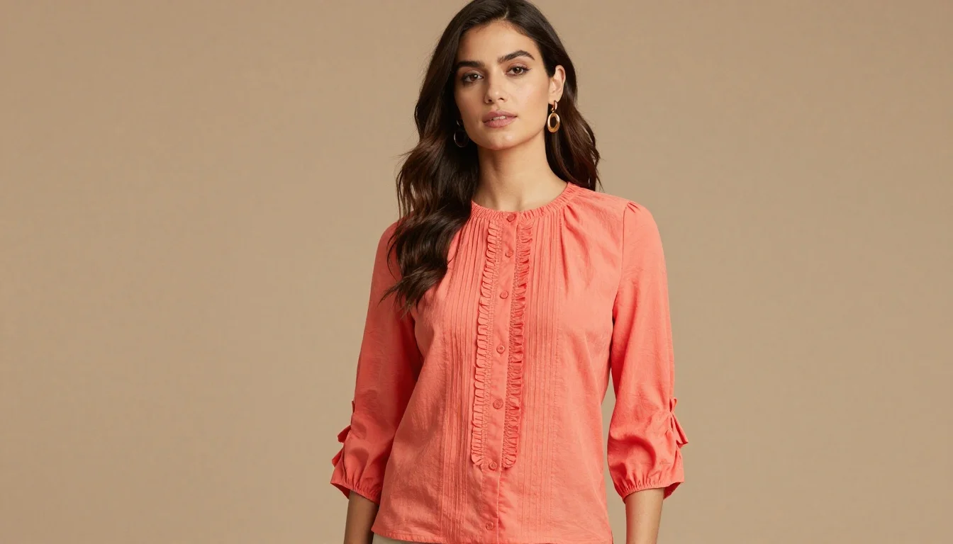 How to wear: Best Blouse Colors for Bright Spring How to wear best blouse colors for bright spring — pairing vivid coral, hot orange, clear warm yellow near the face