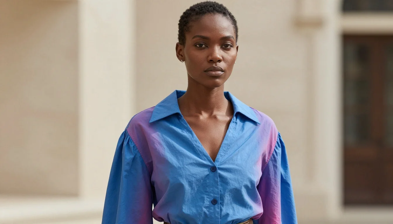 How to wear: Best Blouse Colors for Dark Skin | Flattering Shades How to wear best blouse colors for dark skin | flattering shades — pairing bright white, cream, ivory near the face