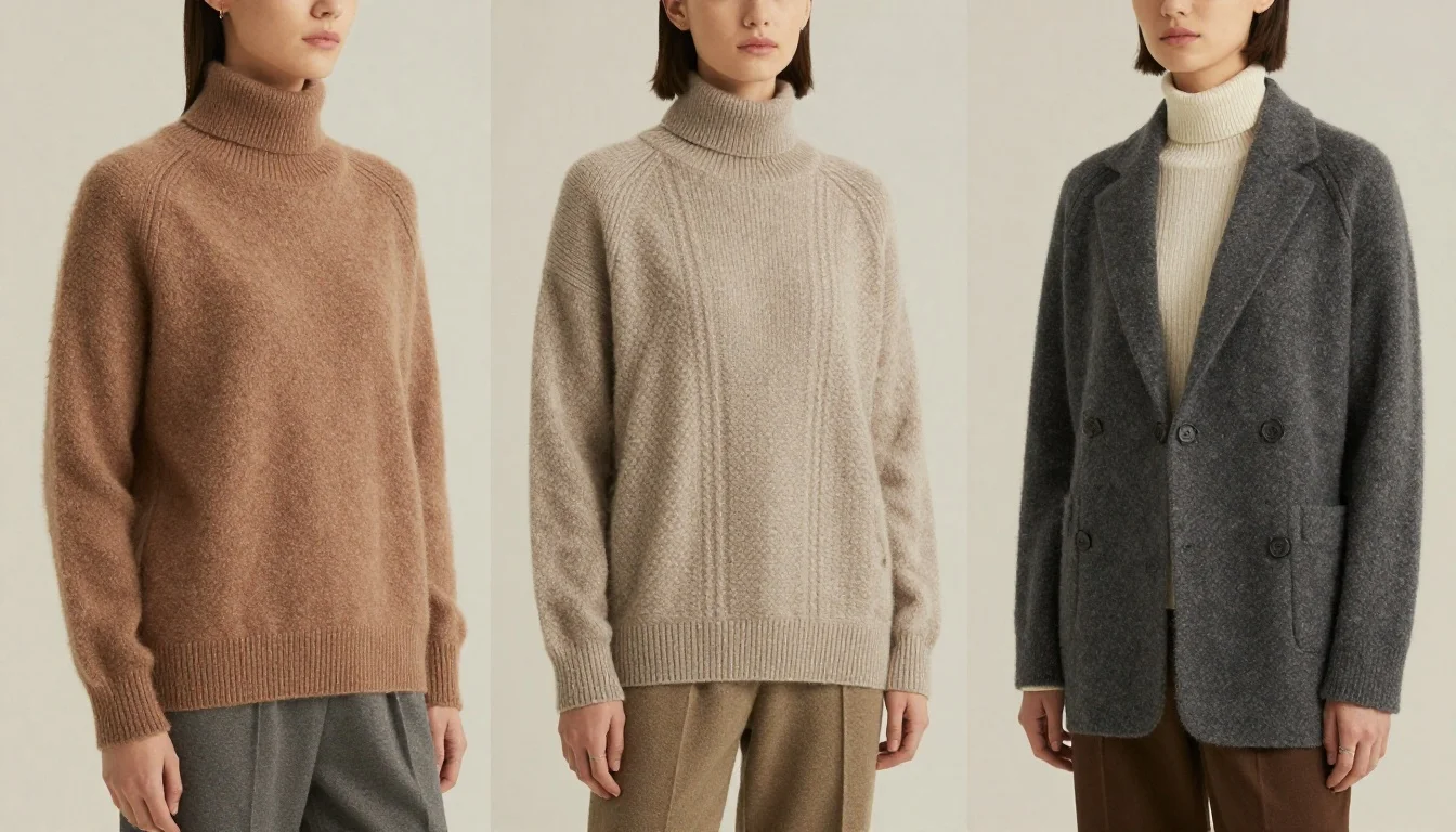 How to wear best cashmere colors for cool undertones — pairing dusty rose, soft mauve, heather pink near the face