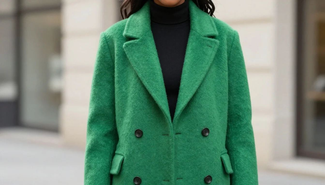 How to wear: Best Coat Color for Dark Skin | PaletteHunt How to wear best coat color for dark skin | palettehunt — pairing emerald green, sapphire blue, deep amethyst near the face