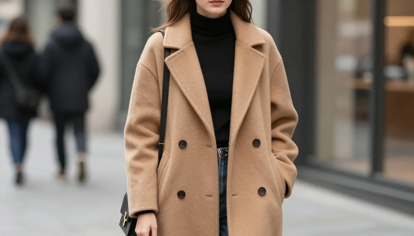 How to wear: Best Coat Color for Pale Skin | PaletteHunt How to wear best coat color for pale skin | palettehunt — pairing #1f3a5f, #1a3258, #203e68 near the face