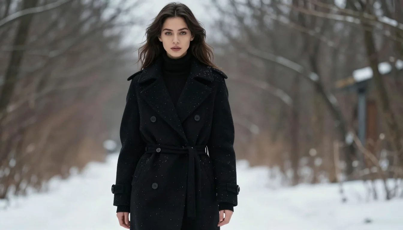 How to wear: Best Coat Colors for Deep Winter How to wear best coat colors for deep winter — pairing true black, deep charcoal, ink black near the face
