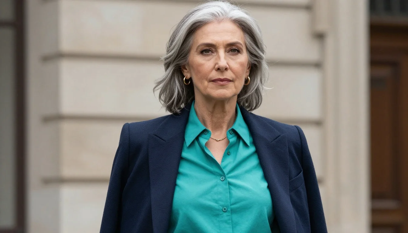 How to wear: Best Colors After 60 | What to Wear at Any Age How to wear best colors after 60 | what to wear at any age — pairing soft teal, warm raspberry, medium sapphire near the face