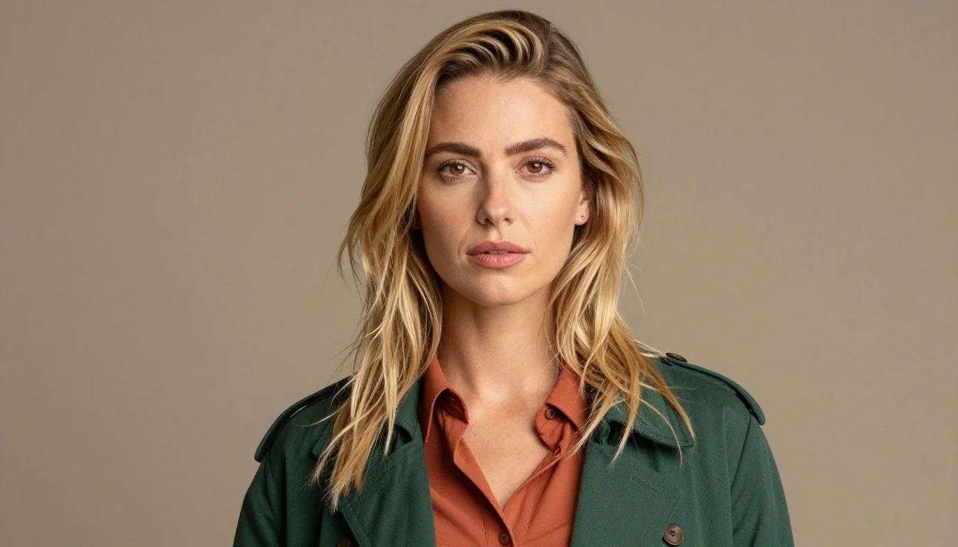 How to wear: Best Colors for Blonde Hair and Brown Eyes | Warm Glow Style How to wear best colors for blonde hair and brown eyes | warm glow style — pairing warm teal, deep coral, warm jade near the face