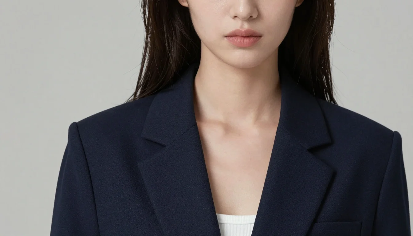 How to wear best colors for dark hair and pale skin — pairing midnight navy, deep charcoal, rich forest green near the face