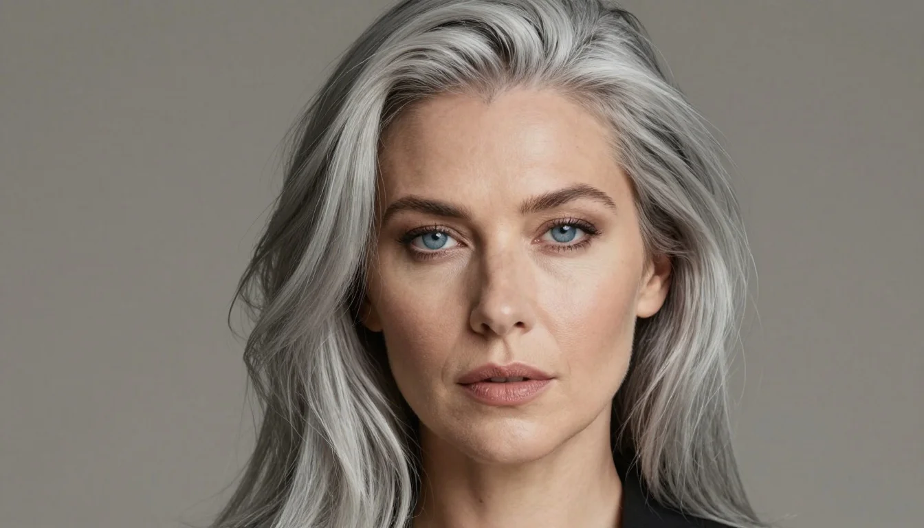 Best Colors for Grey Hair and Blue Eyes Best Colors for Grey Hair and Blue Eyes — flattering shades including vivid sapphire, deep teal, clear cobalt, rich cyan