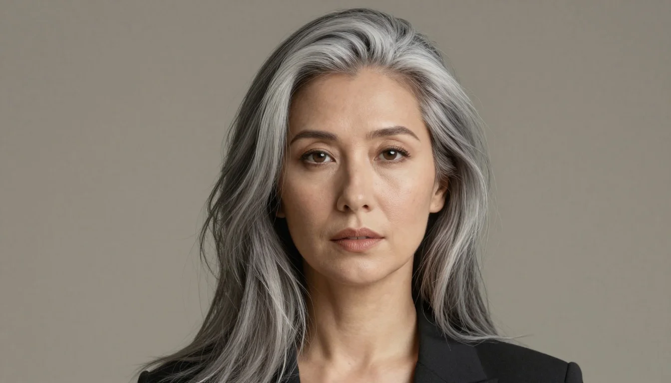 Best Colors for Grey Hair | What to Wear as Hair Goes Grey Best Colors for Grey Hair | What to Wear as Hair Goes Grey — flattering shades including cherry red, cranberry, deep rose-red, vivid raspberry