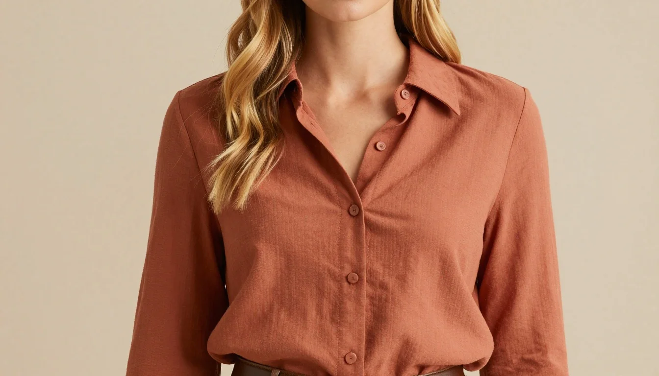 How to wear best colors for honey blonde hair | warm gold style guide — pairing warm terracotta, burnt coral, warm peach near the face
