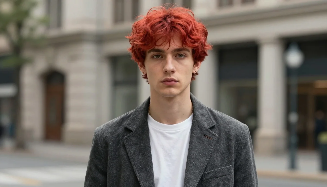 How to wear best colors for men with red hair | wardrobe color guide — pairing forest green, emerald green, hunter green near the face
