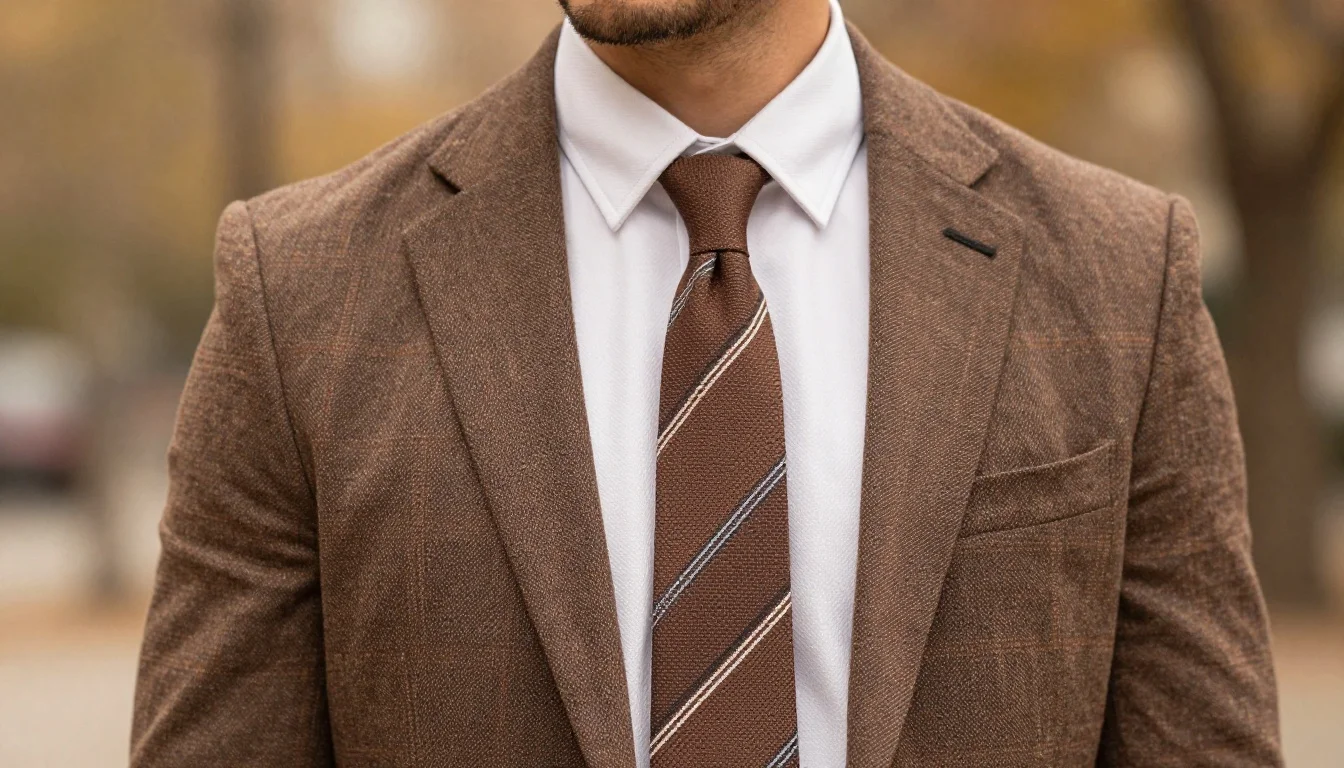 How to wear best colors for men with warm undertones | men's color guide — pairing camel, cognac, warm khaki near the face