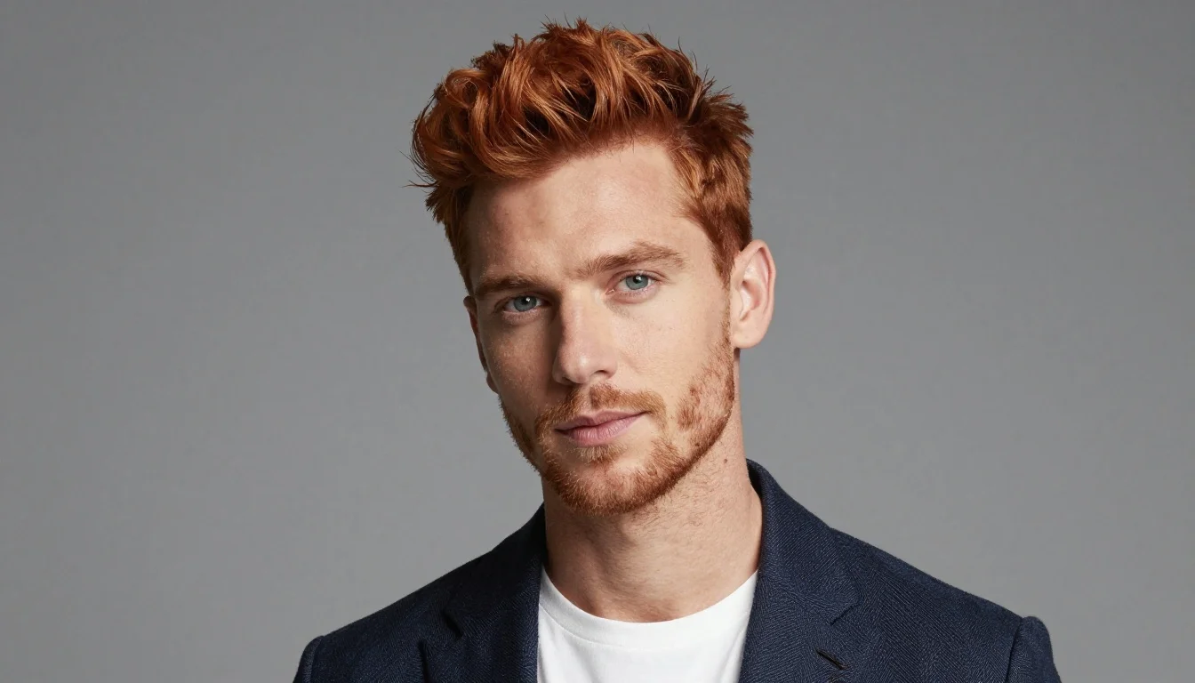 How to wear: Best Colors for Men With Auburn Hair How to wear best colors for men with auburn hair — pairing forest green, hunter green, dark olive near the face