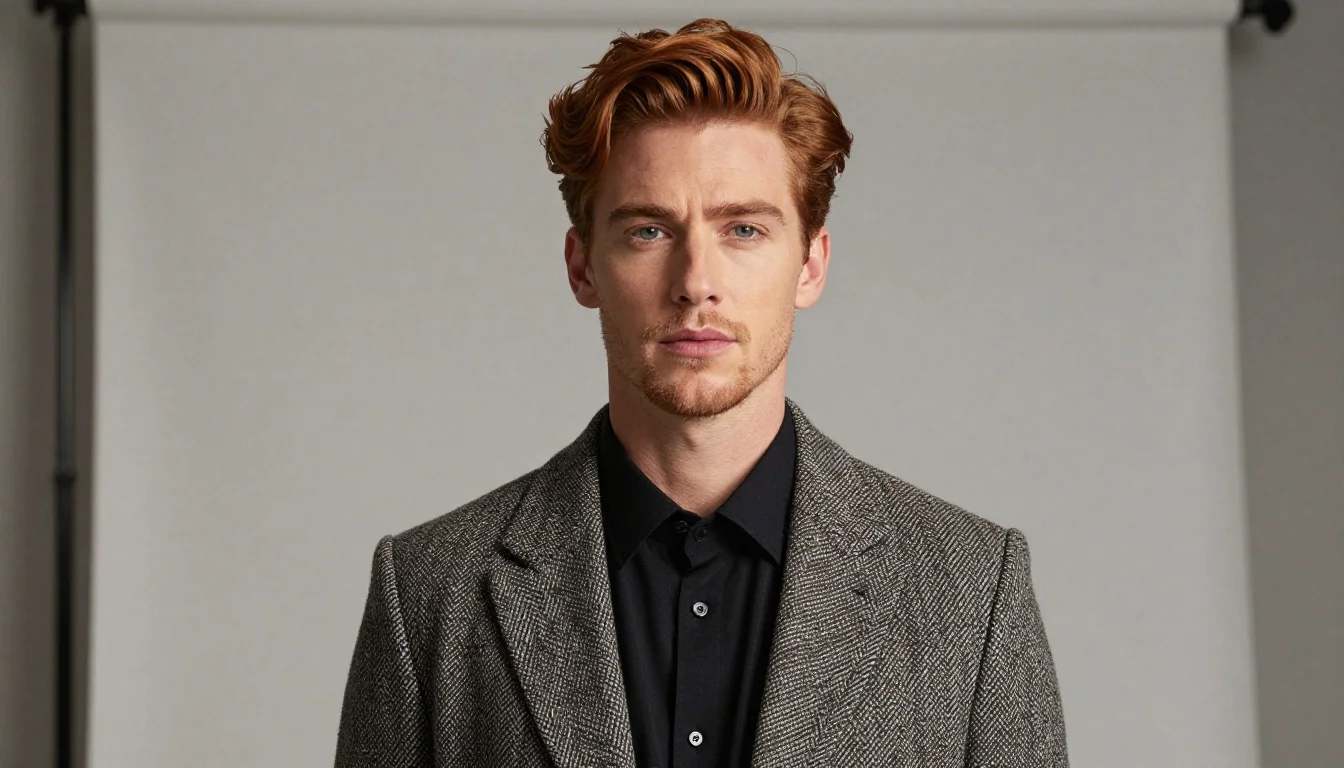Best Colors for Men With Auburn Hair Best Colors for Men With Auburn Hair — flattering shades including forest green, hunter green, dark olive, bottle green