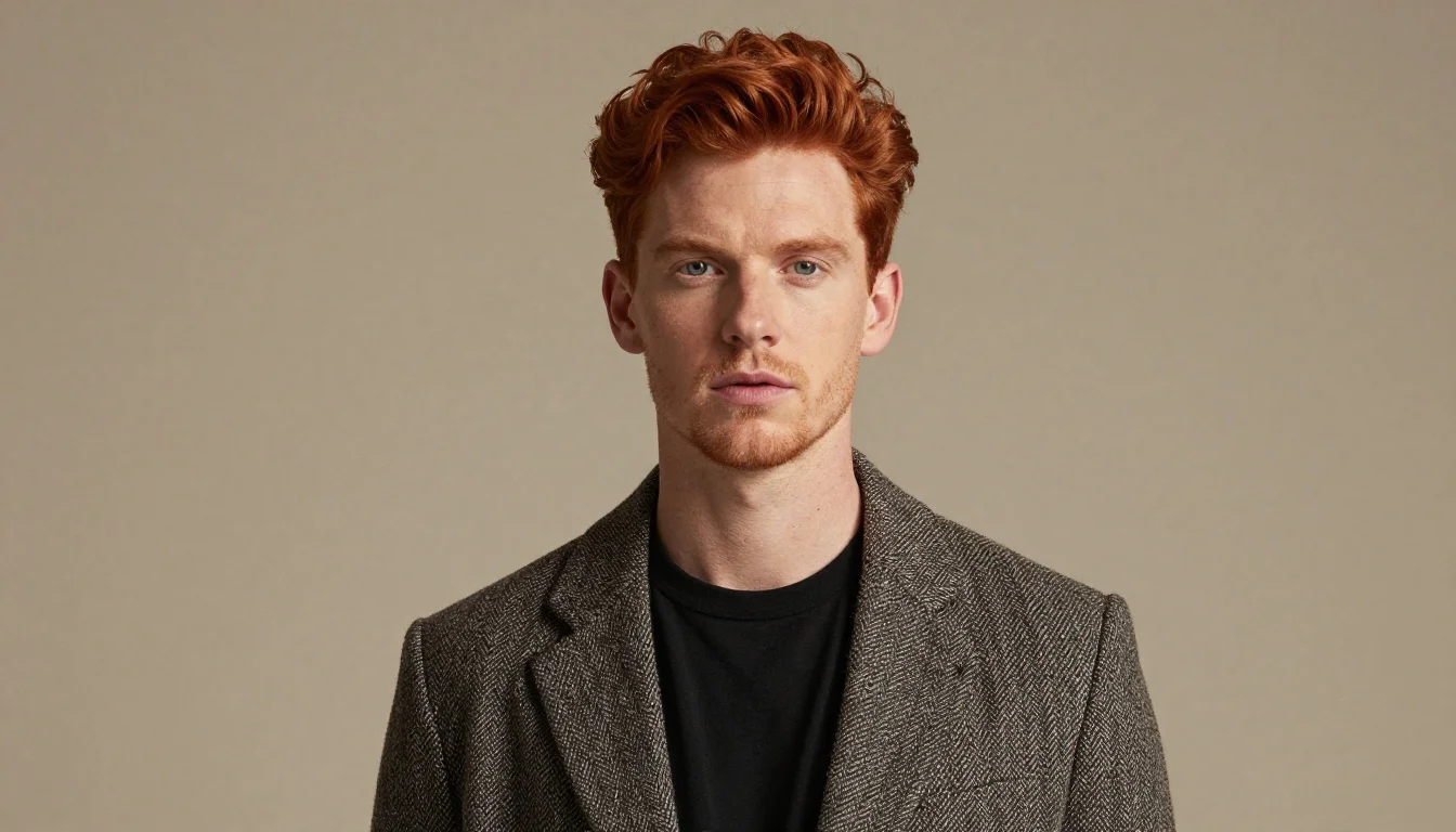 Best Colors for Men With Red Hair Best Colors for Men With Red Hair — flattering shades including forest green, hunter green, olive (dark), teal