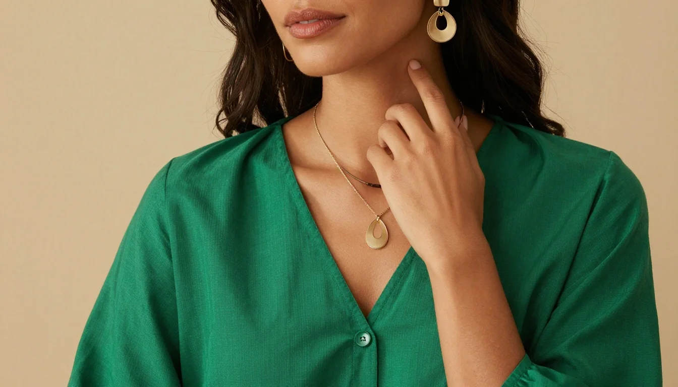 How to wear: Best Colors for Olive Skin and Dark Hair How to wear best colors for olive skin and dark hair — pairing emerald green, teal, deep sapphire near the face