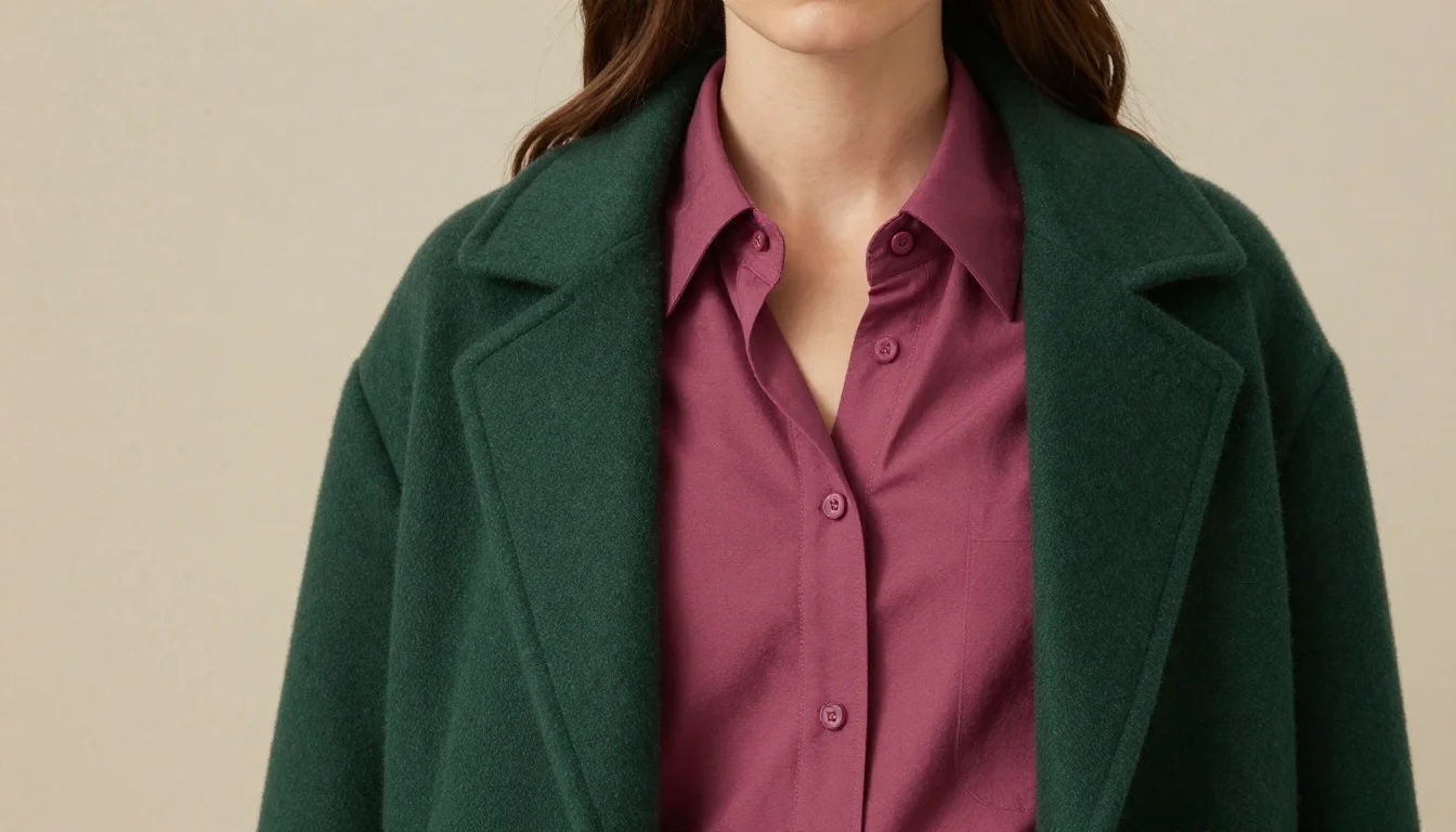 How to wear best colors for pale skin and brown eyes — pairing deep plum, dusty mauve, warm berry near the face