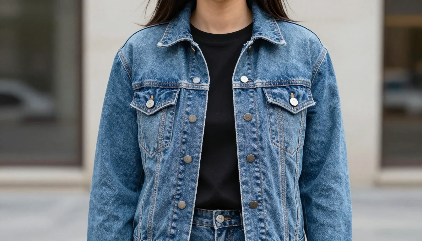 How to wear best denim colors for cool undertones — pairing classic medium indigo, clear blue medium wash, blue-grey medium wash near the face
