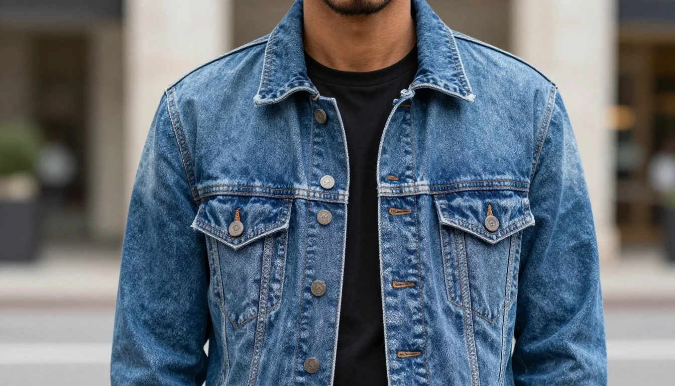 How to wear: Best Denim Colors for Olive Skin How to wear best denim colors for olive skin — pairing clear saturated medium blue, classic true-blue indigo, bright medium wash near the face