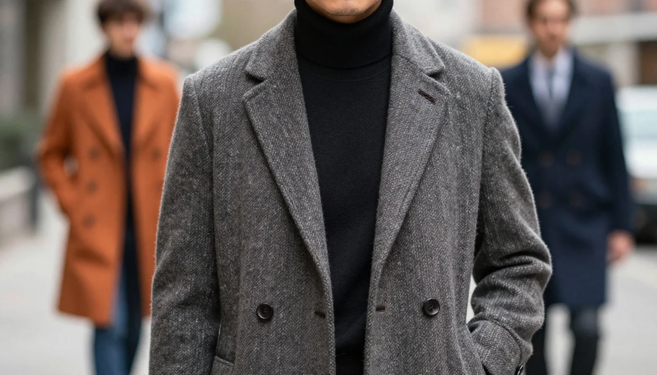 How to wear best dress colors for deep winter — pairing true black, charcoal, deep navy near the face