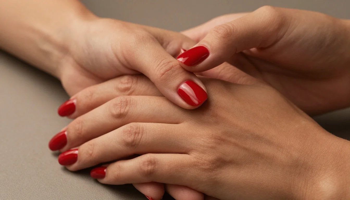 How to wear: Best Nail Colors for Warm Undertones How to wear best nail colors for warm undertones — pairing tomato red, coral orange, brick red near the face