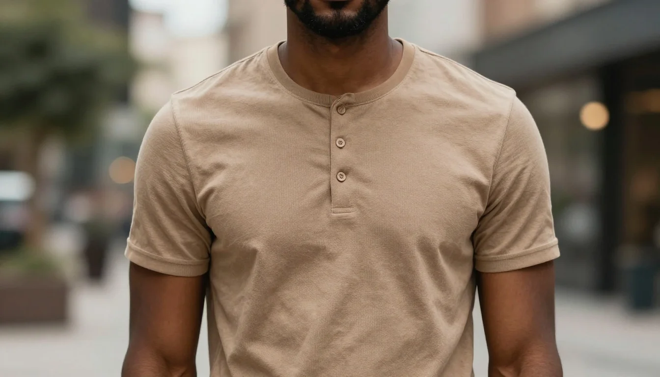 How to wear best shirt colors for men with dark skin — pairing optical white, bright white, cool cream near the face
