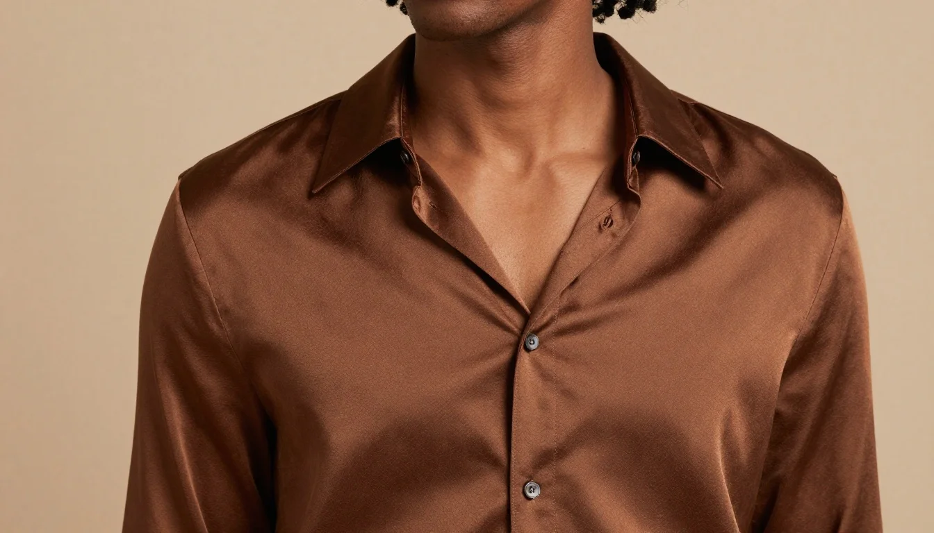 How to wear best silk colors for olive skin — pairing deep plum, warm aubergine, rich eggplant near the face