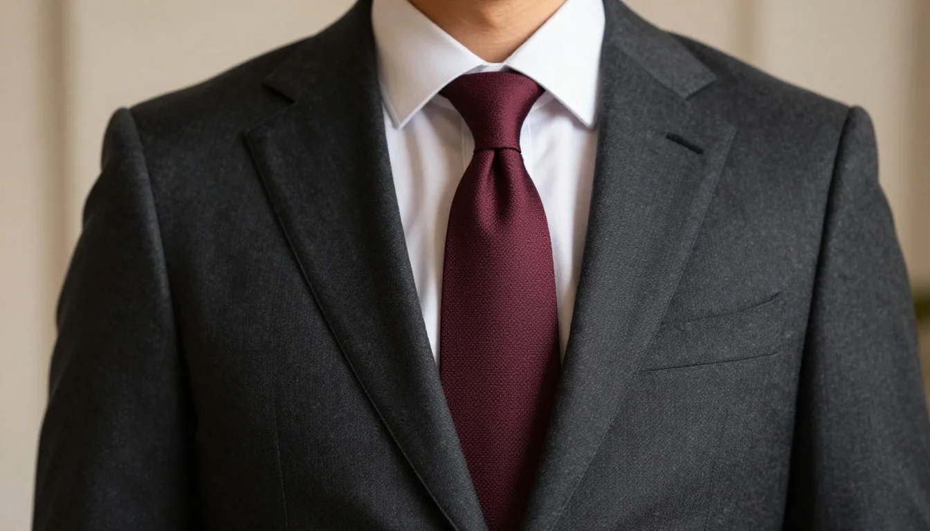 How to wear: Best Tie Colors for Warm Undertones | Men's Tie Guide How to wear best tie colors for warm undertones | men's tie guide — pairing deep burgundy, rich claret, warm brick red near the face