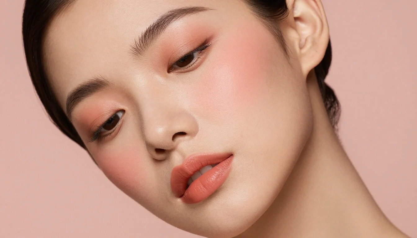 How to wear best blush for olive skin — pairing warm peach, soft coral, apricot near the face