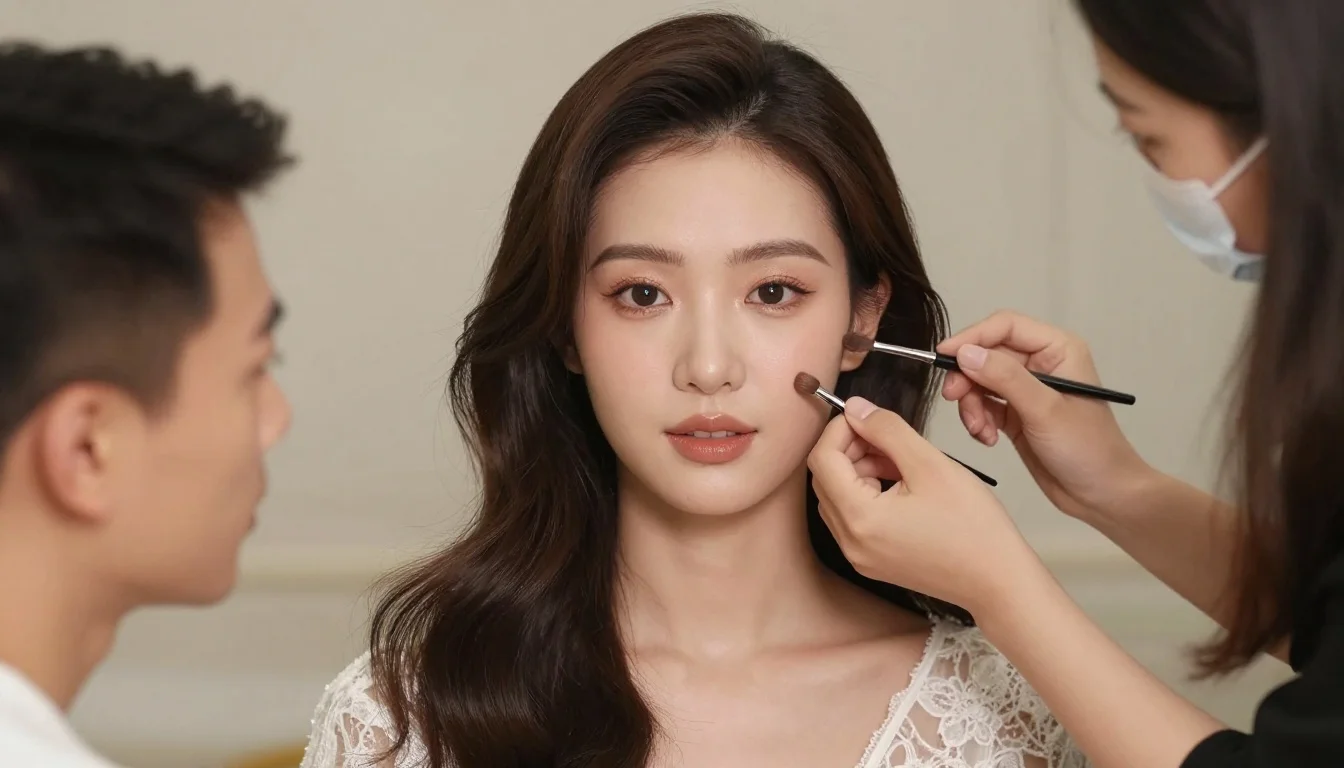How to wear: Bridal Makeup for Warm Undertones How to wear bridal makeup for warm undertones — pairing warm beige, golden neutral, peach-neutral near the face