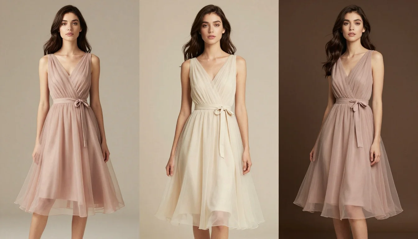 How to wear bridesmaid dress colors for warm undertones — pairing terracotta, warm rust, burnt sienna near the face