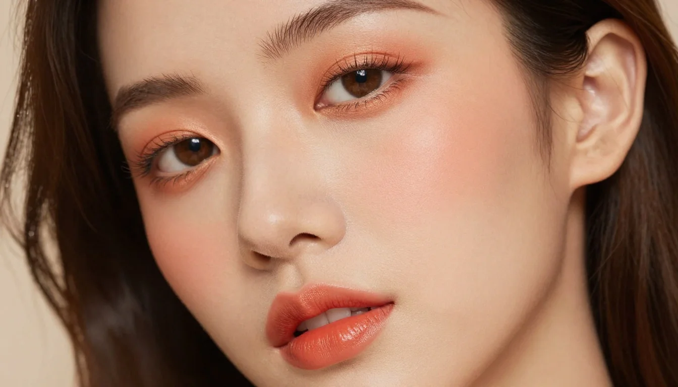 How to wear: Bright Spring Makeup: Warm Vivid Shades How to wear bright spring makeup: warm vivid shades — pairing vivid coral, clear warm red, bright warm pink near the face