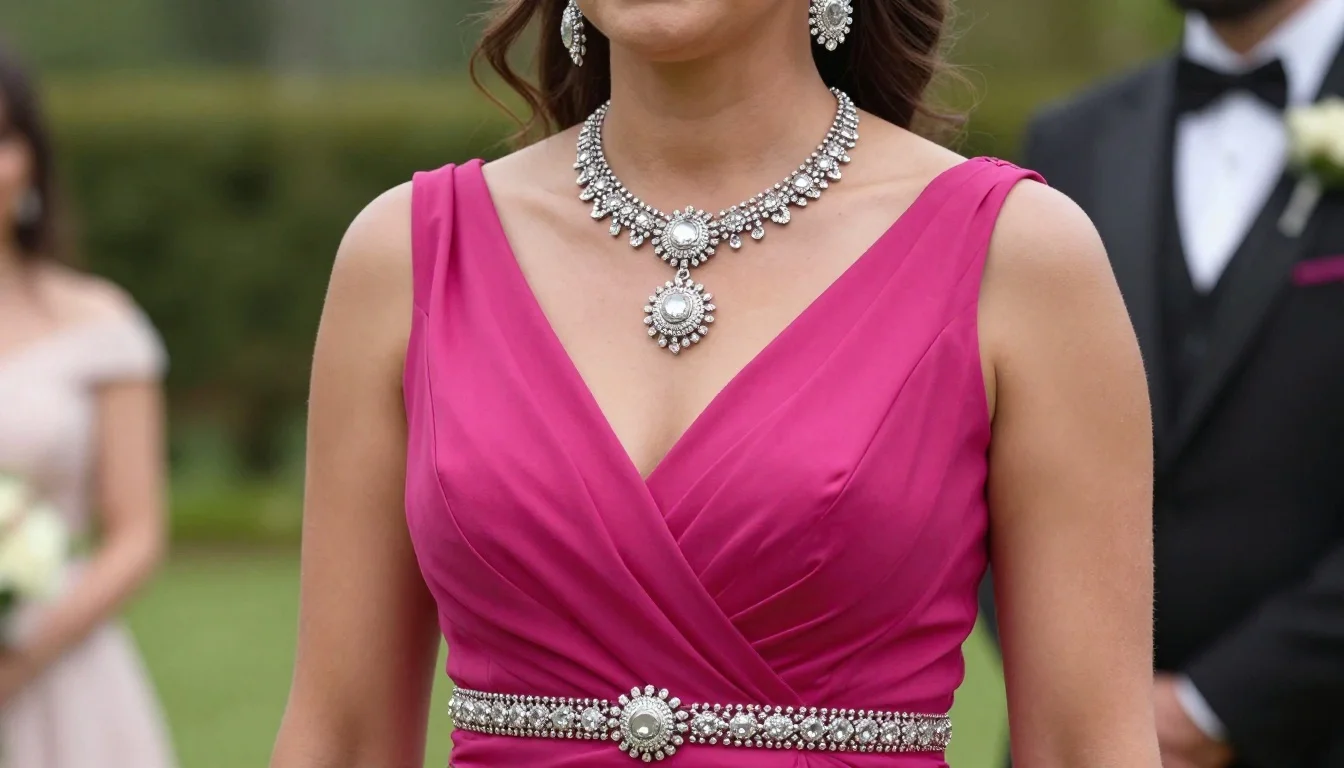 How to wear bright winter wedding guest outfit: what to wear — pairing electric blue, hot fuchsia, vivid emerald near the face