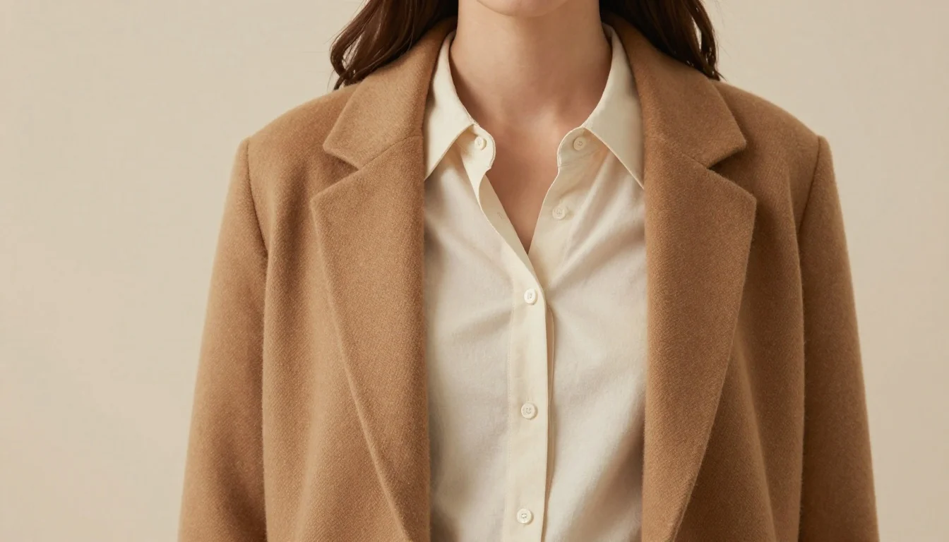 How to wear: Capsule Wardrobe for Brunettes | Best Colors for Brown Hair How to wear capsule wardrobe for brunettes | best colors for brown hair — pairing camel, warm ivory, chocolate brown near the face