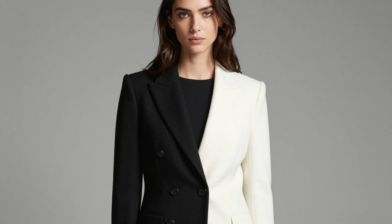 How to wear capsule wardrobe for high contrast coloring — pairing true black, crisp white, ivory cream near the face