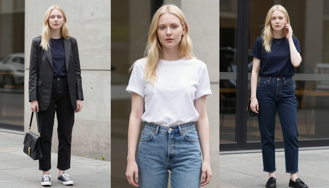 How to wear capsule wardrobe for pale skin — pairing deep navy, ink navy, midnight blue near the face