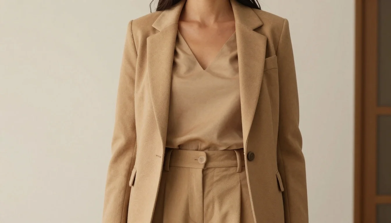 How to wear: Capsule Wardrobe for Tan Skin | Colors That Work Year-Round How to wear capsule wardrobe for tan skin | colors that work year-round — pairing cognac, warm camel, deep terracotta near the face