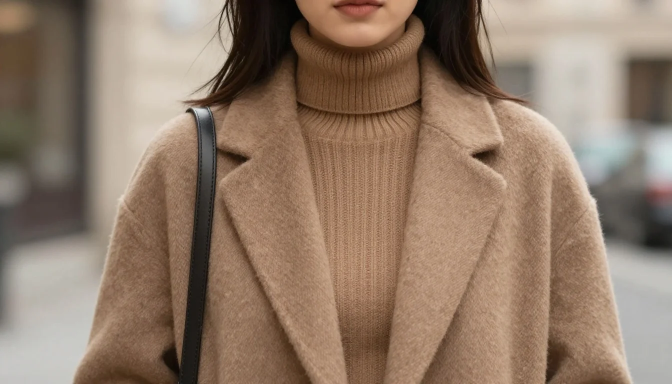 How to wear capsule wardrobe for warm undertones — pairing camel, warm ivory, cream near the face