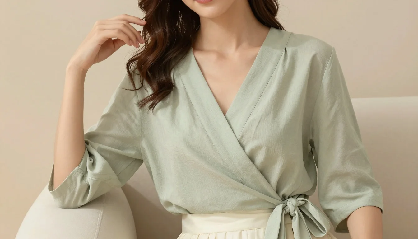 How to wear colors that make you look calm — pairing soft powder blue, muted slate blue, dusty periwinkle near the face