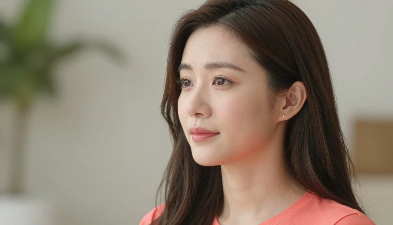 How to wear colors that make you look more awake — pairing peach, warm coral, apricot near the face