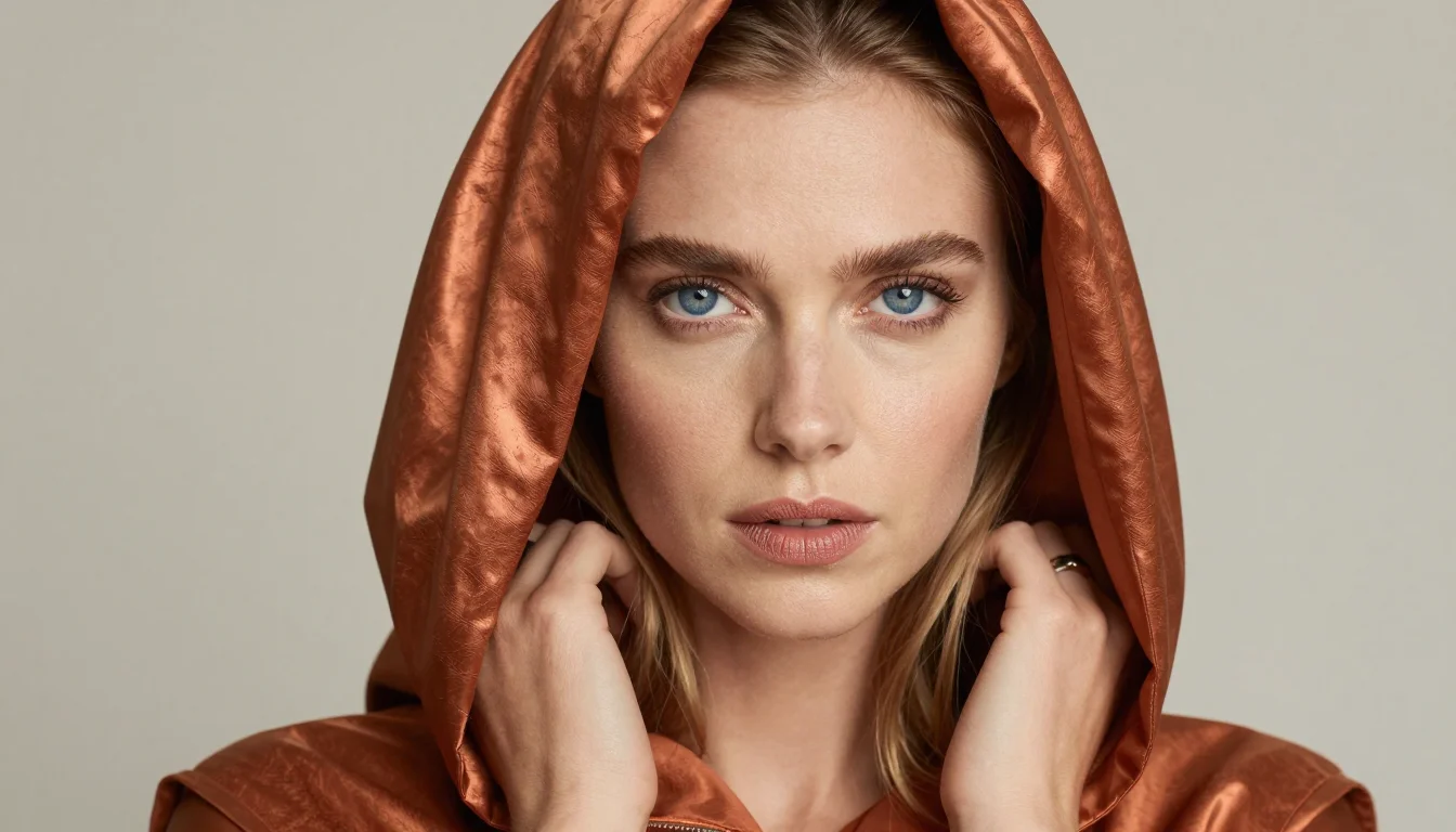 How to wear: Colors to Avoid for Blue Eyes: What Not to Wear How to wear colors to avoid for blue eyes: what not to wear — pairing copper, rust, warm orange near the face