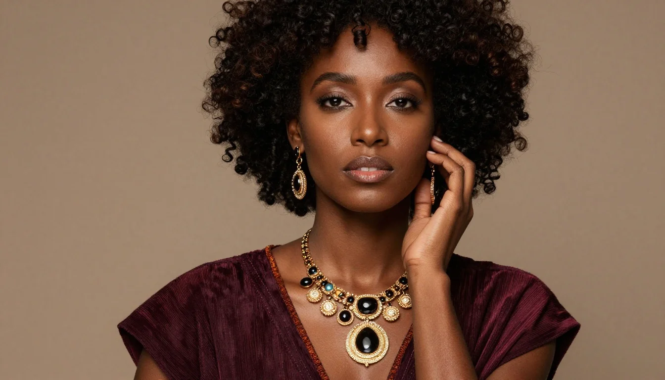 How to wear: Colors to Avoid for Dark Skin How to wear colors to avoid for dark skin — pairing emerald, sapphire blue, ruby red near the face