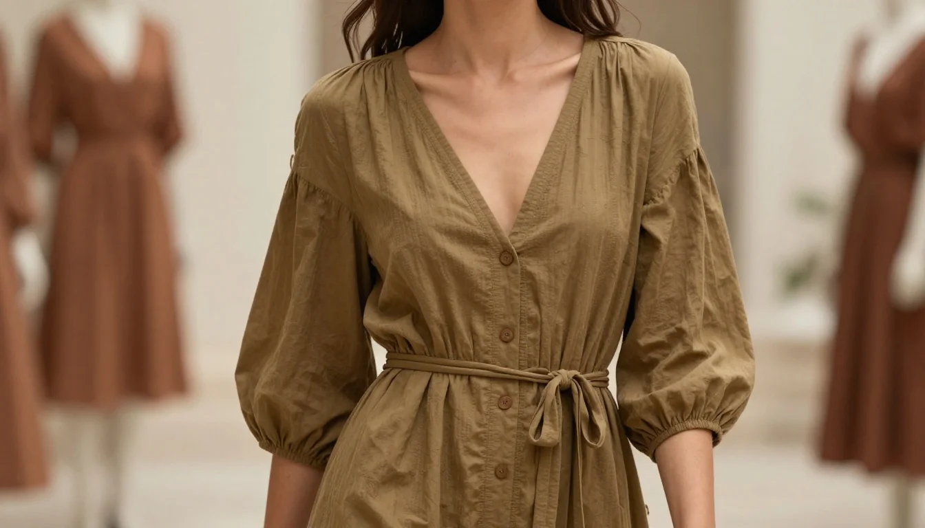 How to wear: Deep Autumn Summer Outfits: Stay Rich and Warm in the Heat How to wear deep autumn summer outfits: stay rich and warm in the heat — pairing #6b8e23, #808000, #556b2f near the face