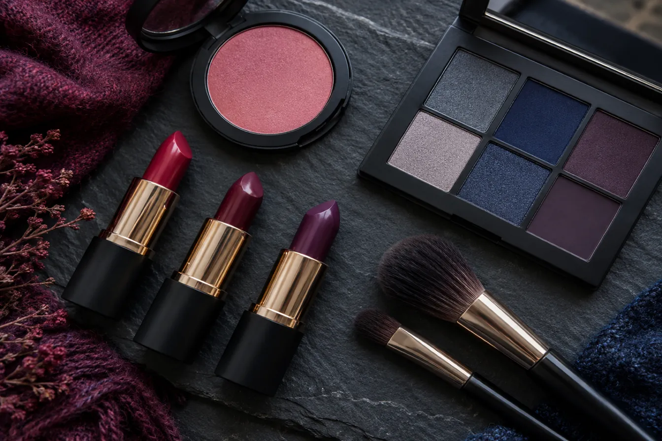 How to wear: Deep Winter Makeup How to wear deep winter makeup — pairing cool beige, pink-cool porcelain, neutral-cool medium near the face