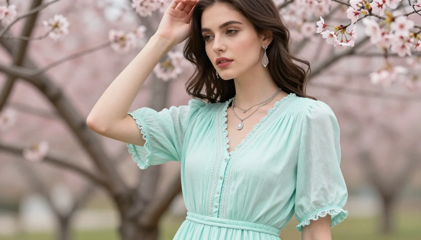 How to wear: Easter Outfit Colors for Cool Undertones | PaletteHunt How to wear easter outfit colors for cool undertones | palettehunt — pairing soft lavender, wisteria, pale lilac near the face