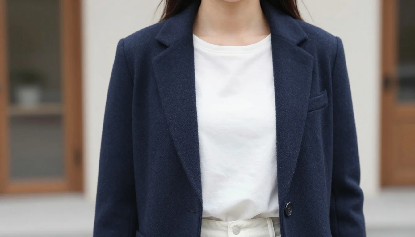 How to wear easy capsule wardrobe for cool winter | palettehunt — pairing true navy, cool charcoal, cool black near the face