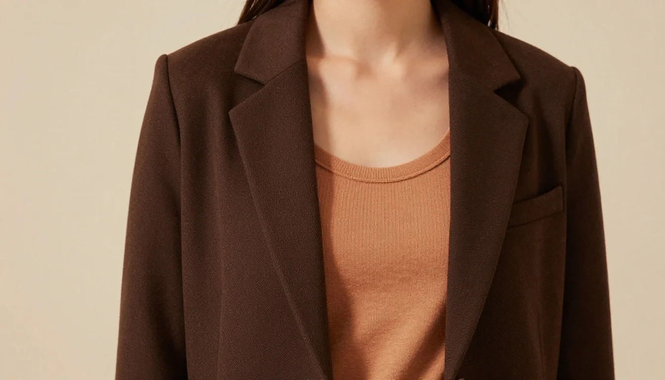 How to wear easy capsule wardrobe for deep autumn | palettehunt — pairing rich chocolate, deep olive, warm charcoal-brown near the face