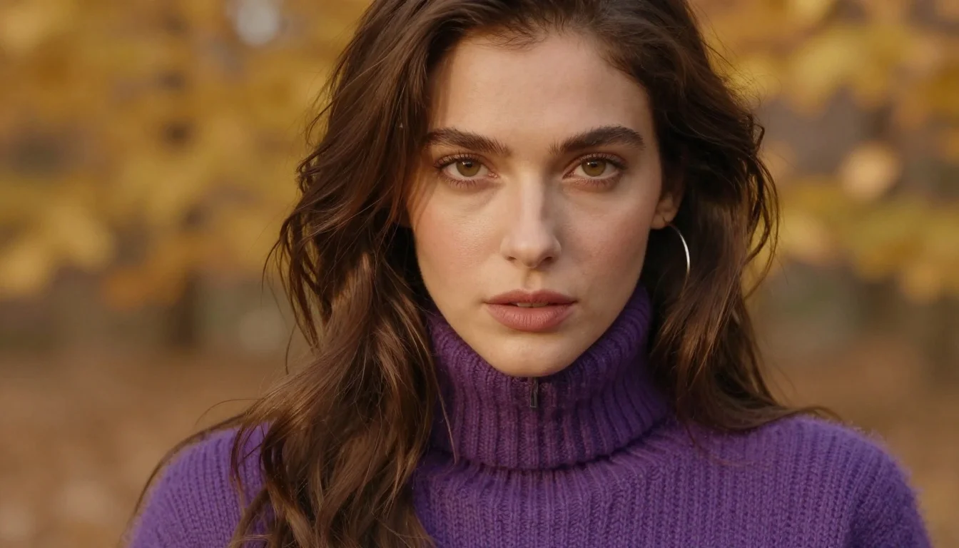How to wear: Mejores Colores para Ojos Ámbar: Guía Completa How to wear mejores colores para ojos ámbar: guía completa — pairing púrpura amatista, ciruela profunda, violeta rico near the face