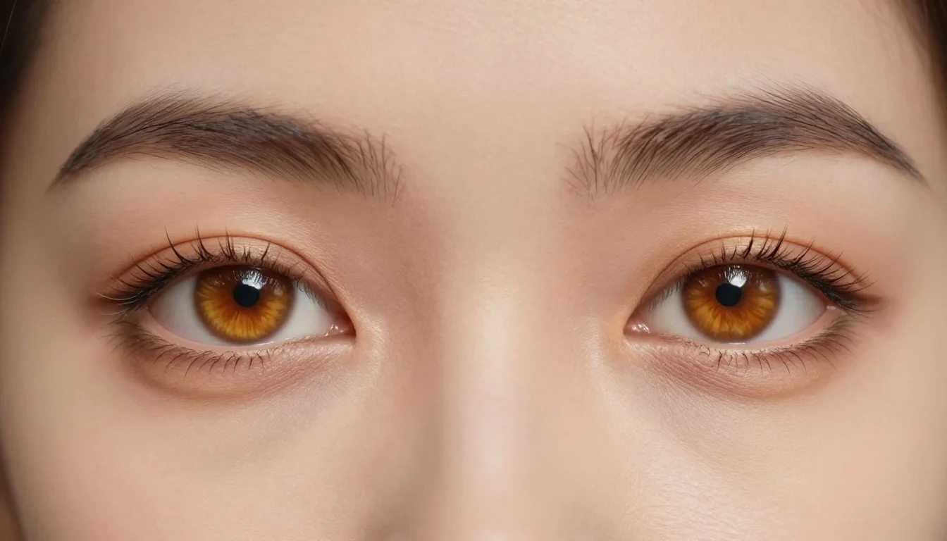 Mejores Colores para Ojos Ámbar: Guía Completa Mejores Colores para Ojos Ámbar: Guía Completa — flattering shades including púrpura amatista, ciruela profunda, violeta rico, burdeos-ciruela